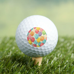 Partybälle in verschiedenen Farben Golfball