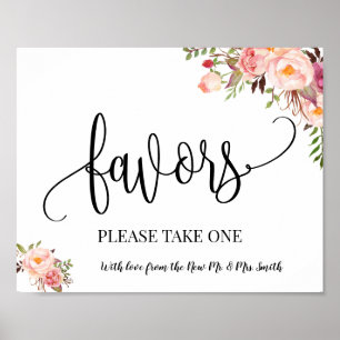 Partygastgeschenk Schild Hochzeitsempfang Boho Chi