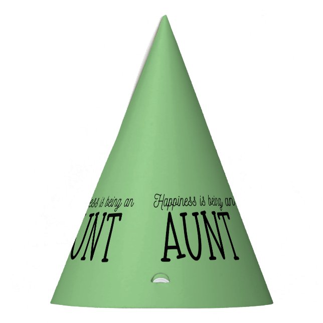 Partyhat - Happiness is Being An Aunt Partyhütchen (Links)