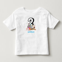 Partying von Tieren - Tiere Geburtstagsjunge Mädch Kleinkind T-shirt