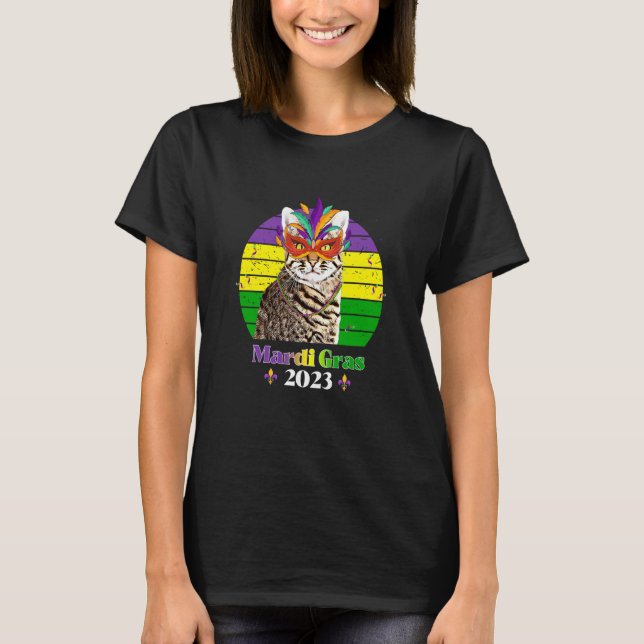 Partymasken-Perlen Mardi Gras 2023  2 T-Shirt (Vorderseite)