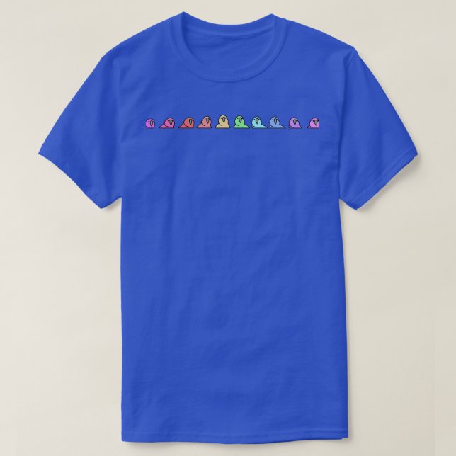 PartyParrot Conga Linie T-Shirt (Design vorne)
