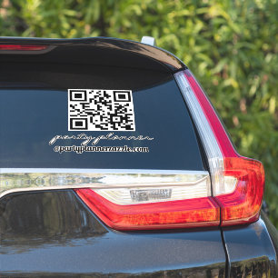 Partyplaner für jedes Unternehmen QR-Code Auto  Aufkleber