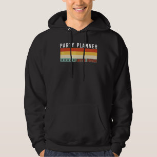 Partyplaner Jobtitel Beruf Arbeiter Würdigung Hoodie