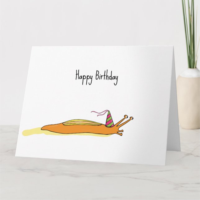 Partyschnecke Karte (Vorderseite)