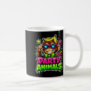 Partytier Baseball-Trikot lustiger Affe lebendig Kaffeetasse