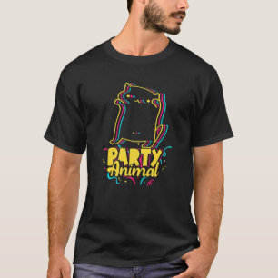 Partytier Disco tanzende Katzen-Meme T-Shirt
