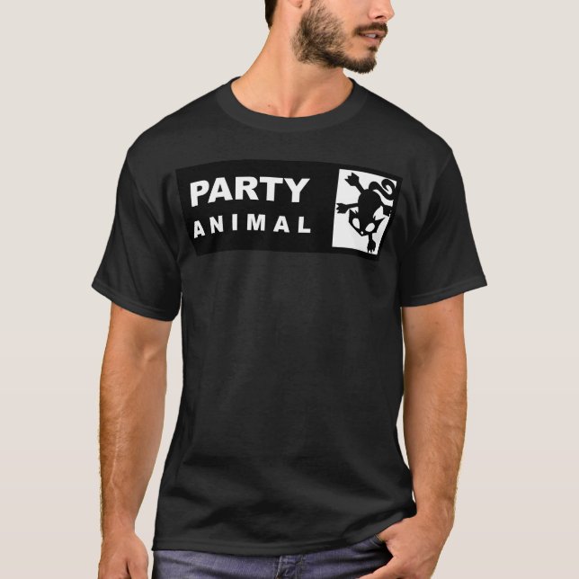 Partytier Mädchen T-Shirt (Vorderseite)