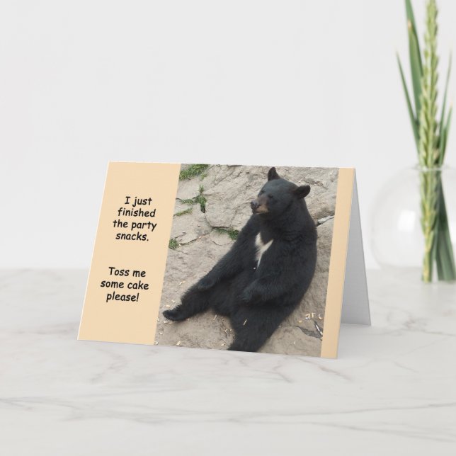 Partytiergeburtstagskarte Karte (Vorderseite)