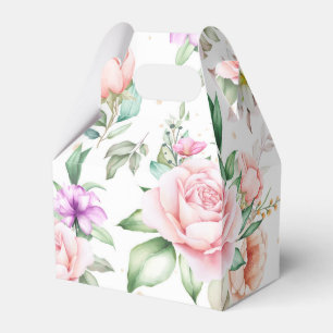 Partytüten-Box mit floralem Druck Geschenkschachtel