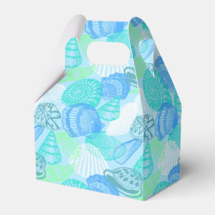 Partytüten-Box mit Muscheldruck Geschenkschachtel