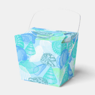 Partytüten-Box mit Muscheldruck Geschenkschachtel
