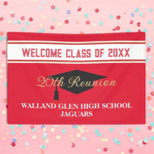 Partyzeit! LARGE CUSTOM Class Wiedersehen Banner