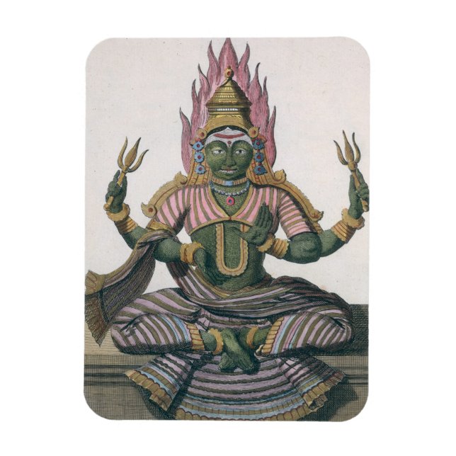 Parvati von "Voyage aux Indes et a la Chine" von Magnet (Vertikal)