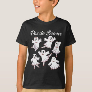 Pas De Boo-re Ballerina Funny Ghost Halloween Spoo T-Shirt