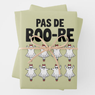 Pas de Boo-re Ballerina Ghost Halloween Spooky Geschenkpapier Set
