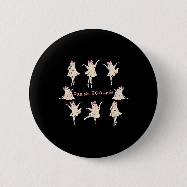 Pas De Boo-rée-Design Button (Vorderseite)