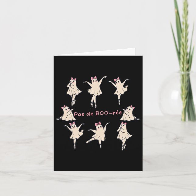 Pas De Boo-rée-Design Karte (Vorderseite)