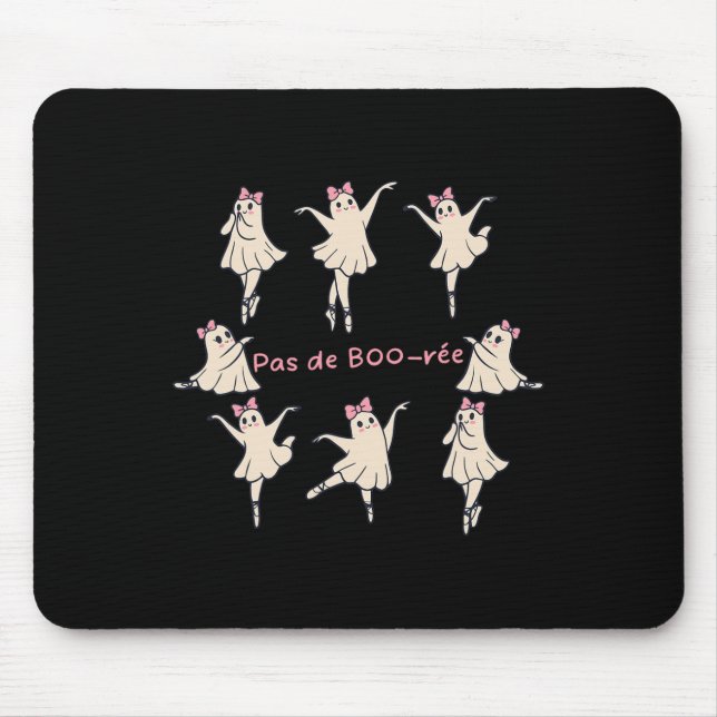 Pas De Boo-rée-Design Mousepad (Vorne)