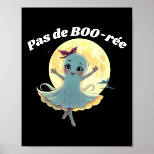 Pas De Boo-rée Funny Ballet Gastgeber Halloween-Ta Poster