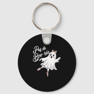 Pas De Boo-rée Funny Ballet Gastgeber Halloween-Ta Schlüsselanhänger