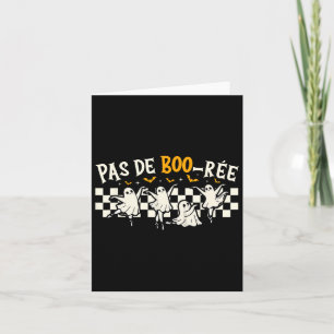 Pas De Boo-rée Ghost Ballet Dancer Halloween Dance Karte