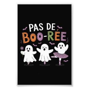 Pas de BOO-ree Ghost Ballet Dancer Lehrer Fotodruck