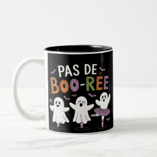 Pas de BOO-ree Ghost Ballet Dancer Lehrer Zweifarbige Tasse
