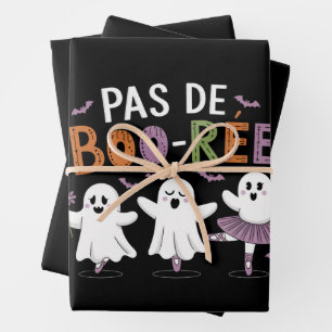 Pas de BOO-ree Ghost Ballett-Tanzlehrer  Geschenkpapier Set