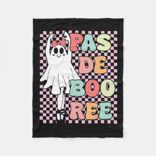 Pas De Boo-ree Lustiger Vintage Retro Stil 70er 80 Fleecedecke