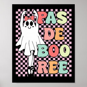 Pas De Boo-ree Lustiger Vintage Retro Stil 70er 80 Poster