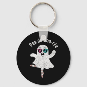 Pas De Boo-rée Niedlich Ballerina Ghost Funny Ball Schlüsselanhänger