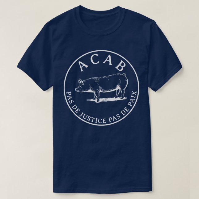 Pas de justice pas de paix 1 T-Shirt (Design vorne)