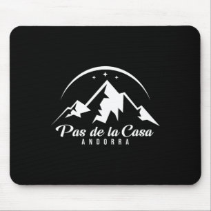 Pas De La Casa Andorra Skigebiet Snowboard Mousepad