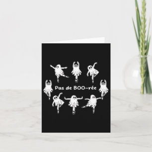 Pas Do Bo-ree Funny Ghost Ballet Halloween Dance D Karte