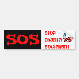 PAS, Endobama-Sozialismus Autoaufkleber