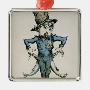 Pas le Sou! Si j'allais chez Fräulein Howard' Silbernes Ornament