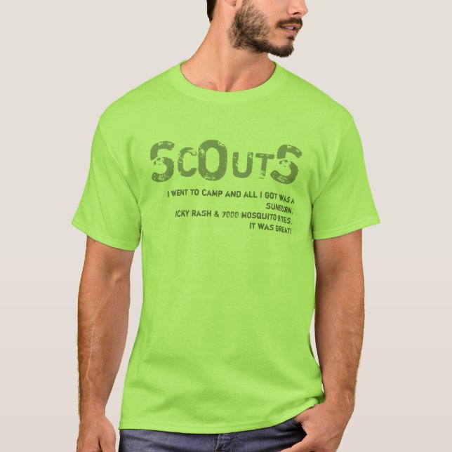 PAS - Pfadfinder-Campings-Shirt T-Shirt (Vorderseite)