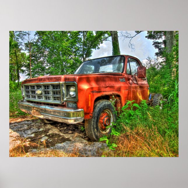 Pa's Truck Poster (Vorne)