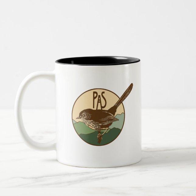Pasadena Audubon-Fanggerät und Bekleidung Zweifarbige Tasse (Links)