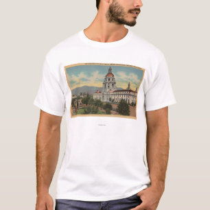 Pasadena, CA - Ansicht von Rathaus u. T-Shirt