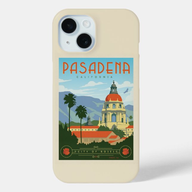 Pasadena, CA Case-Mate iPhone Hülle (Rückseite)