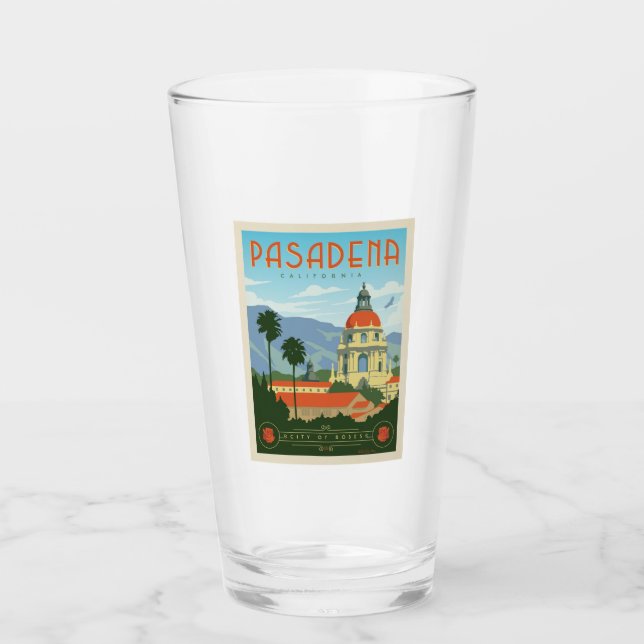 Pasadena, CA Glas (Vorderseite)