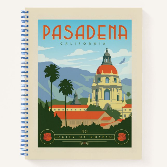 Pasadena, CA Notizbuch (Vorderseite)