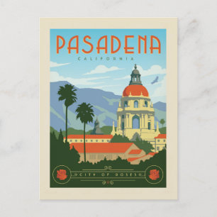 Pasadena, CA Postkarte