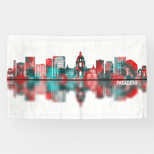 Pasadena California Skyline Banner