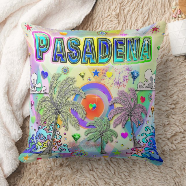 Pasadena Deep Dream Pillow Kissen (Decke)