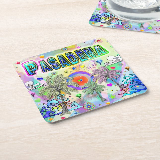 Pasadena Deep Dream Untersetzer (angewinkelt)