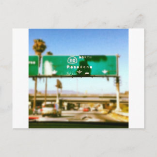 Pasadena en route postkarte