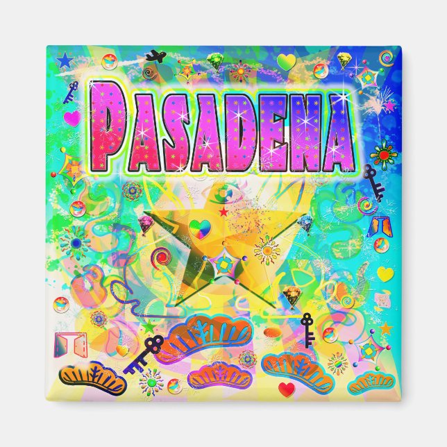 Pasadena Epoch Hour Magnet (Vorne)